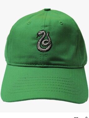 New Harry Potter Green Slytherin Cap adult unisex Adjustable Buckle hat OS